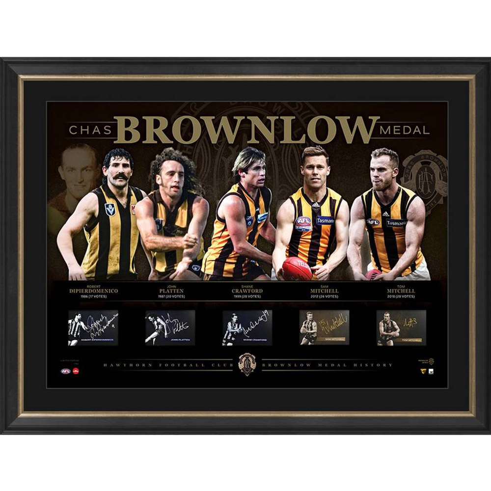 Hawthorn Hawks – Hawthorn History Of The Brownlow Signed