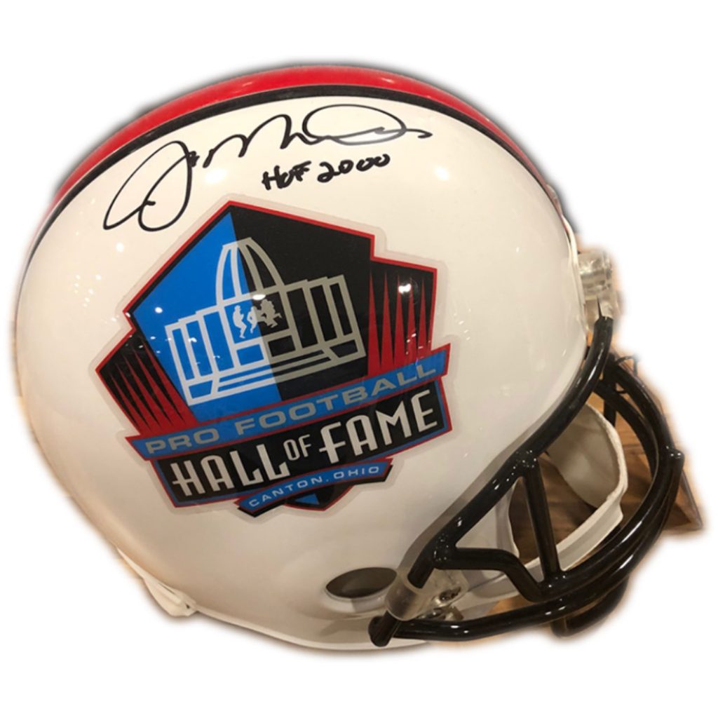 Joe montana hot sale signed helmet