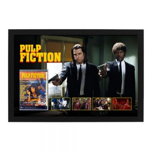 John Travolta - Pulp Fiction 10th Anniversary 2-Disc Collectors Edition Hand Signed & Framed DVD