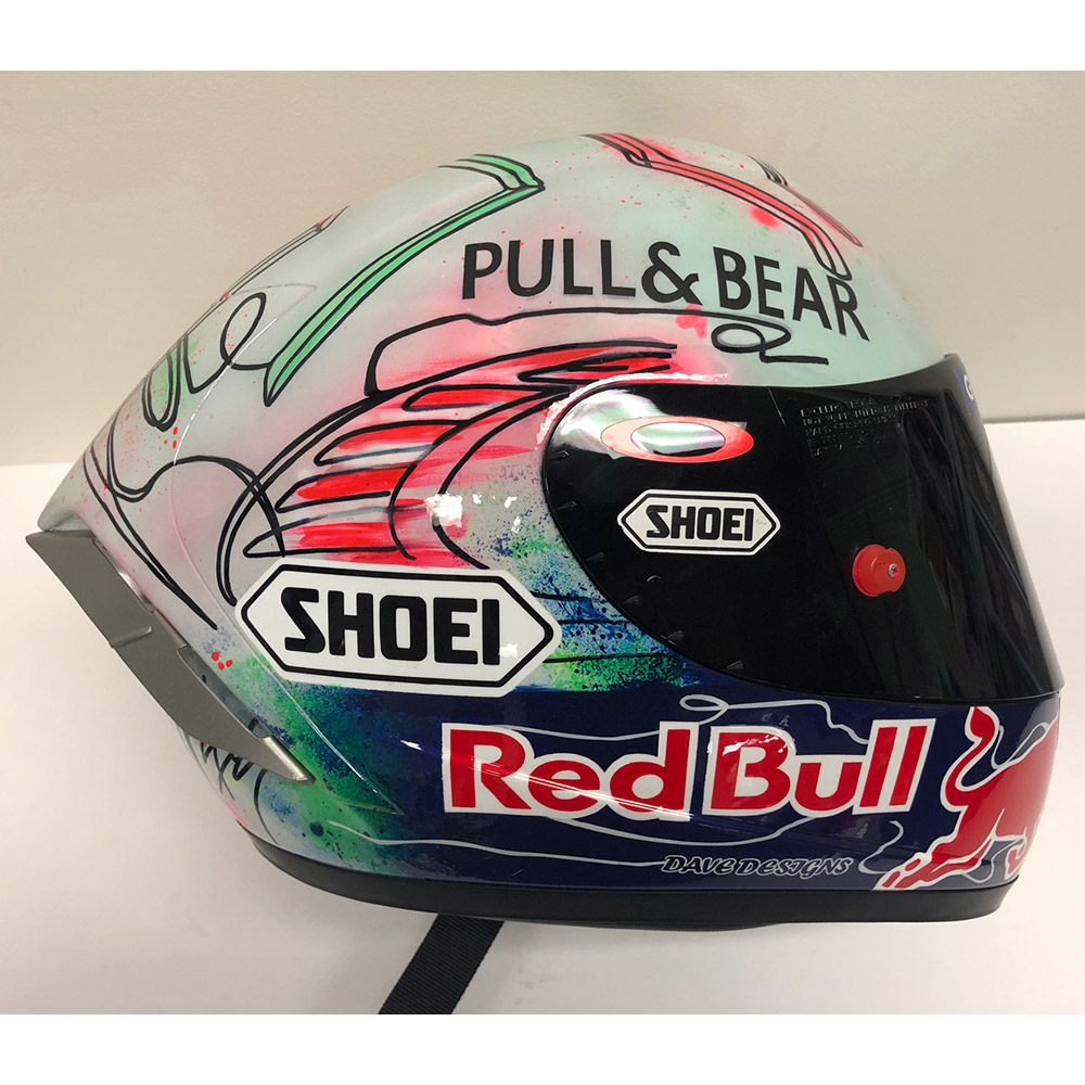 Marc Marquez Hand Signed Red Bull Helmet | Taylormade Memorabilia ...