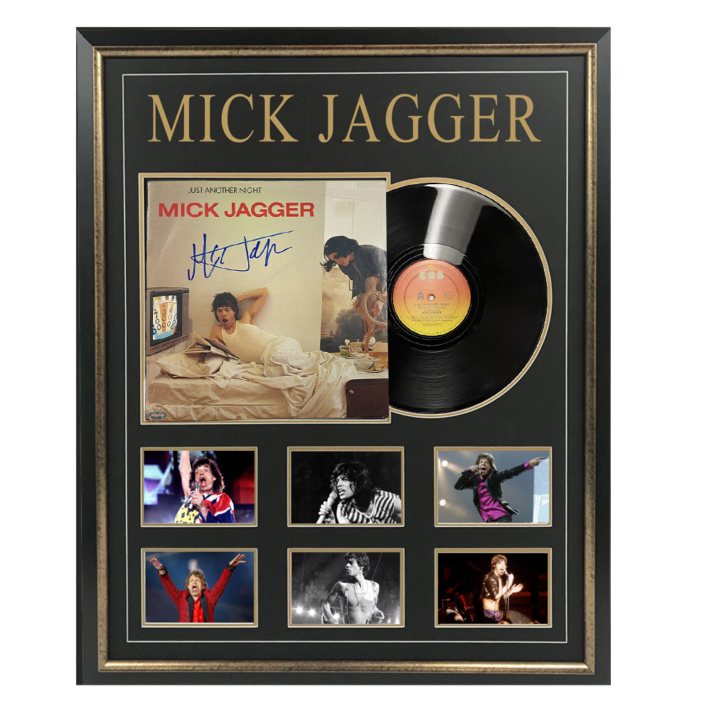 Music – Mick Jagger – Just Another Night Signed & Fra...