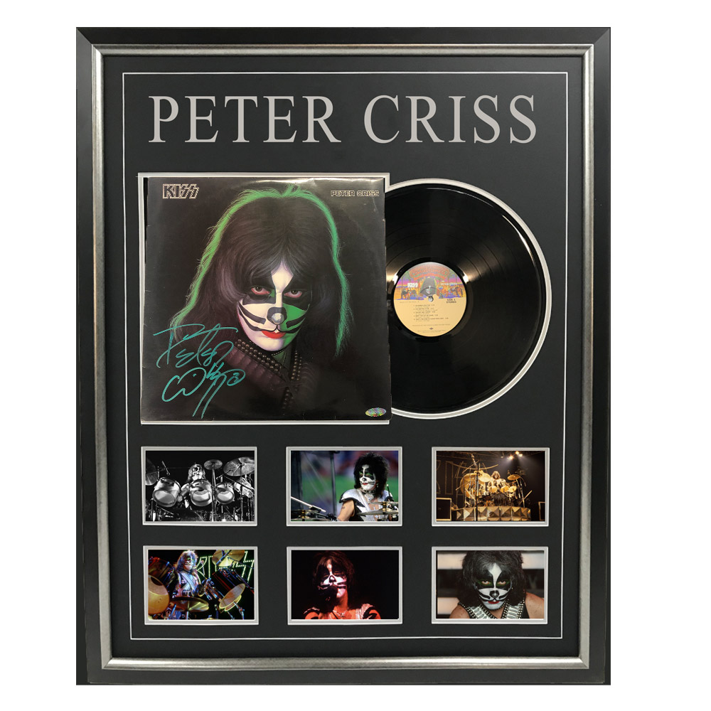 Music – Peter Criss – KISS Peter Criss Signed & Framed...