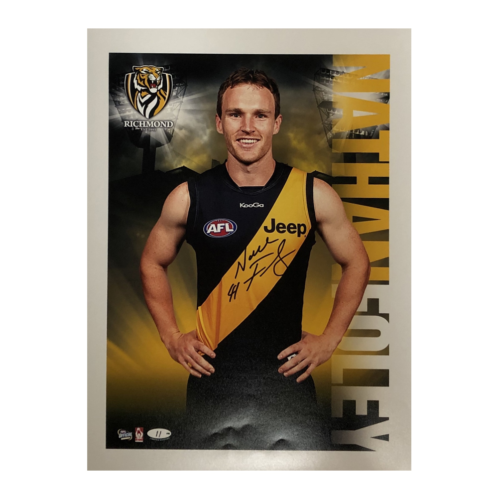 Richmond Tigers  – Signed and Framed Hero Shot – Nathan Fo...