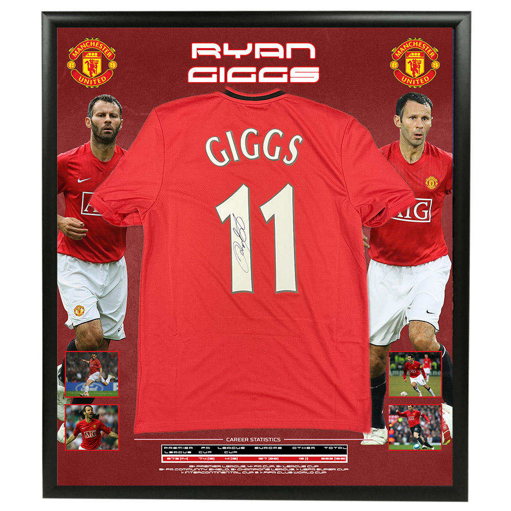 Ewell Betjening mulig Kæledyr Soccer – Ryan Giggs Signed & Framed Manchester United Jersey | Taylormade  Memorabilia | Sports Memorabilia Australia