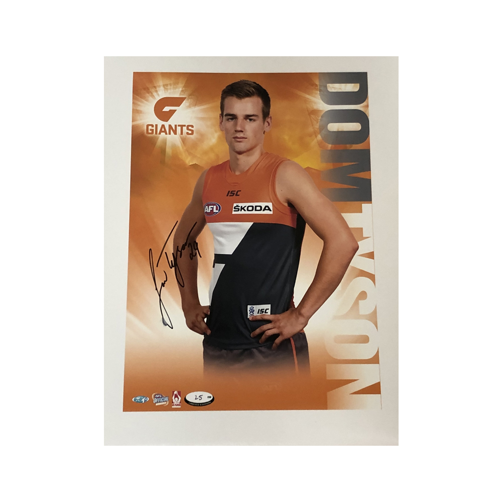 Greater Western Sydney Giants GWS – Hand Signed and Framed Hero ...