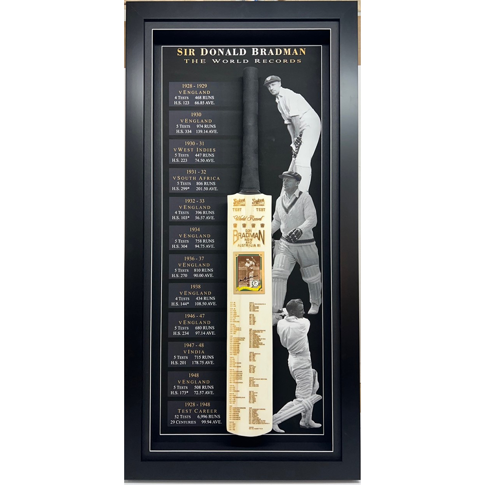 Cricket – Sir Donald Bradman ‘The World Records’ Han...