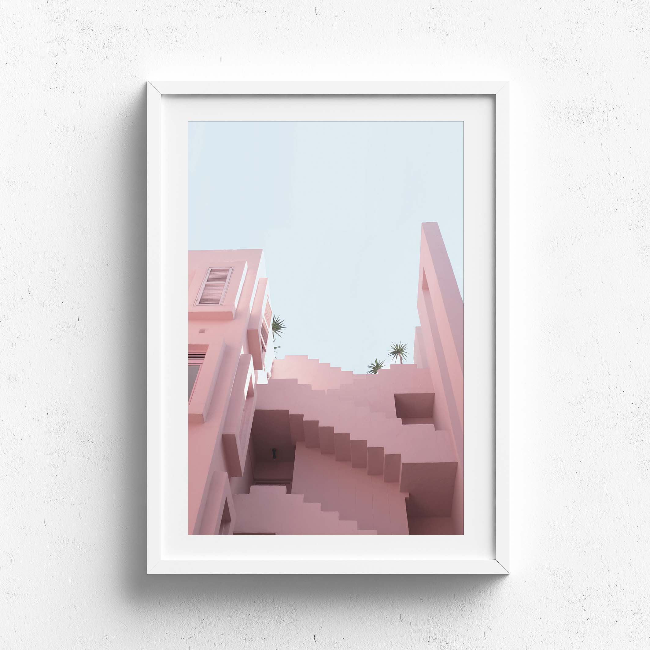 Wall Art Collection – Pink Stairs