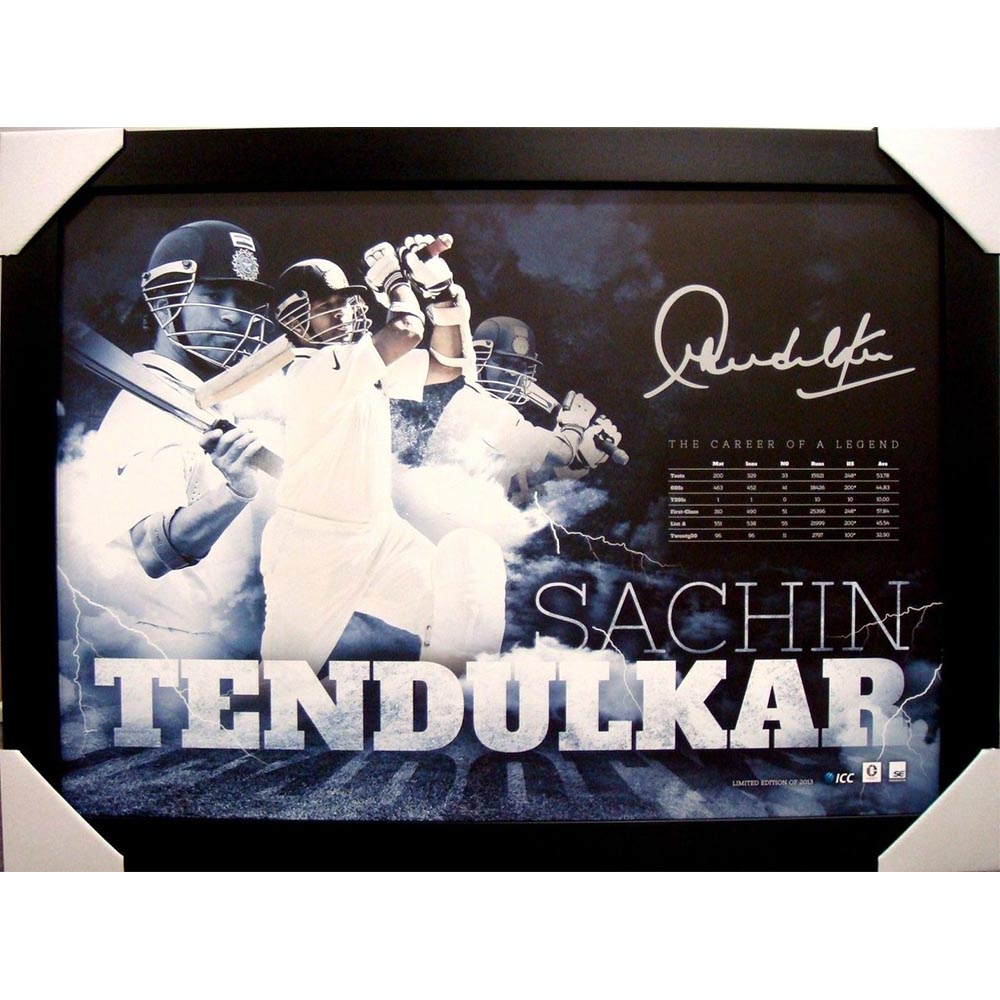 Sachin Tendulkar – Limited Edition Retirement Framed Sportsprint