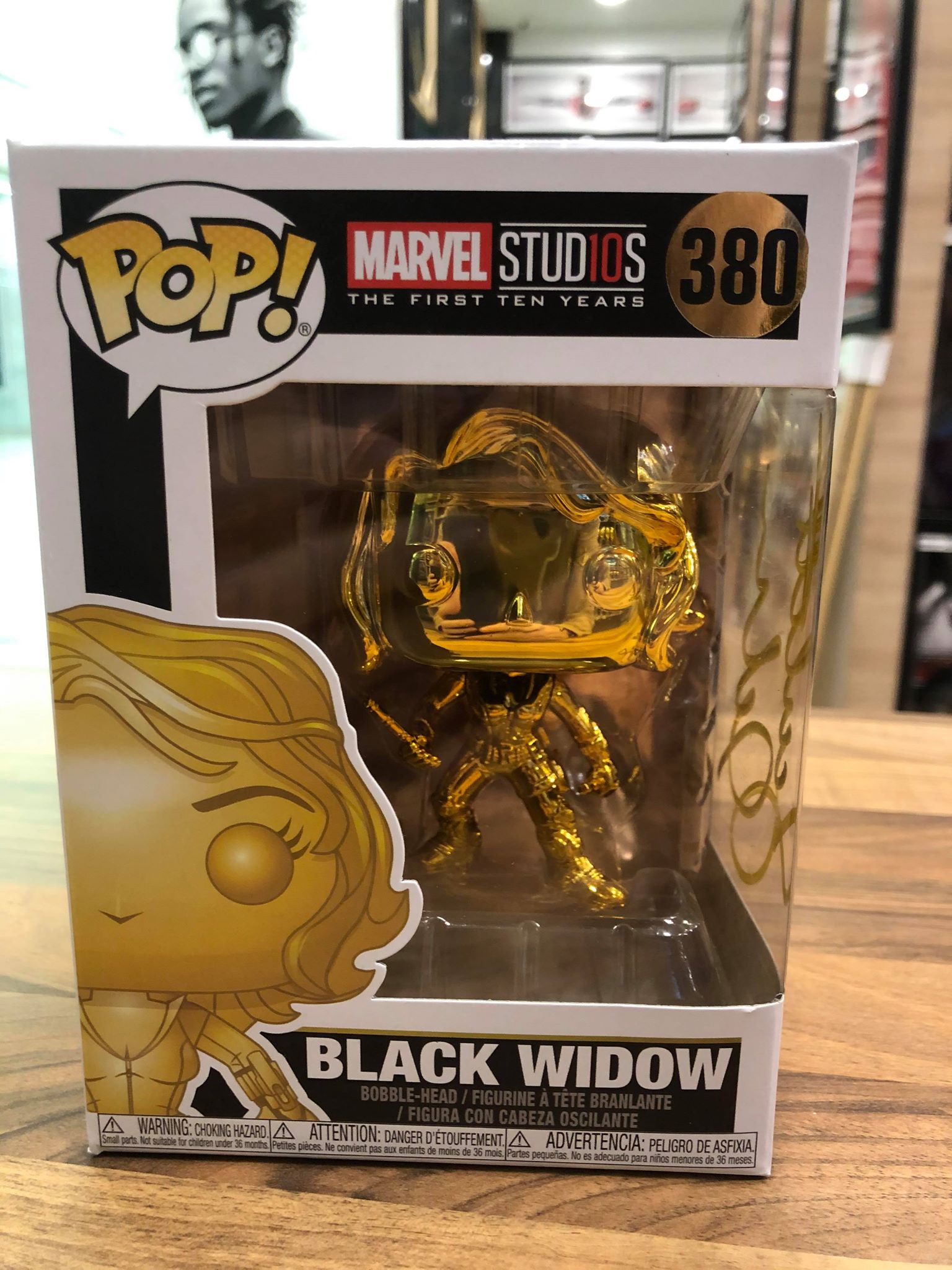 Marvel Studios - Black Widow Autographed Funko "POP" Vinyl Figure