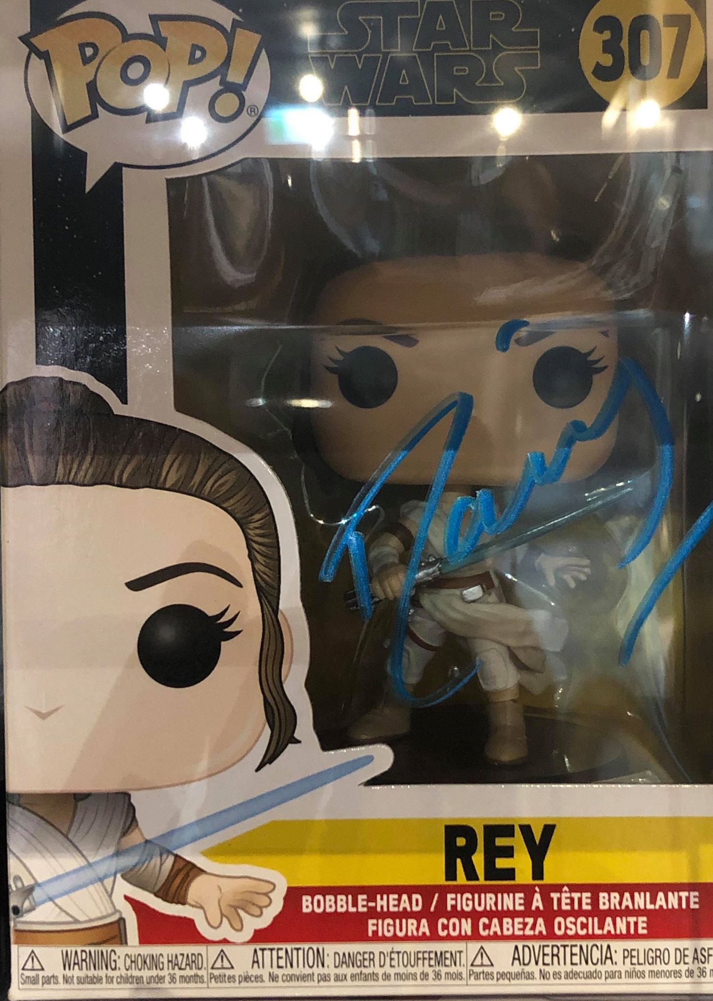 Star Wars - Rey - Autographed Funko 