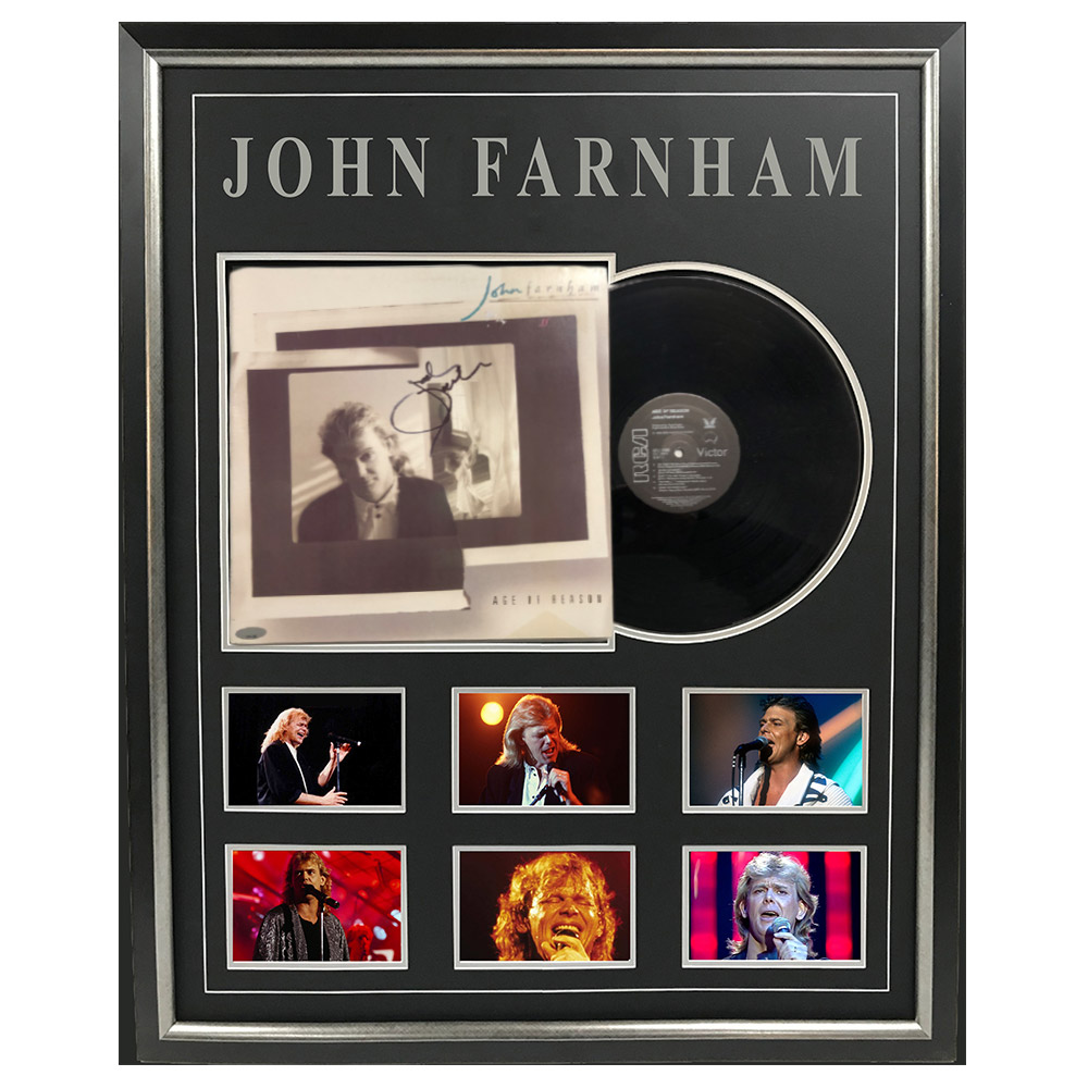 Music – John Farnham – Age Of Reason Signed & Framed ...