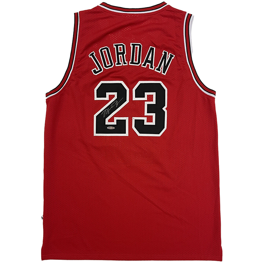 Basketball - Michael Jordan Signed & Framed Jersey (Upper Deck COA ...