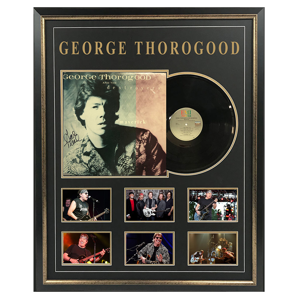 Music – George Thorogood – Maverick Signed & Framed A...