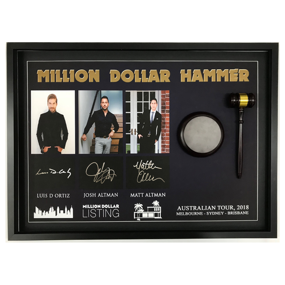 Million Dollar Listings – Signed & Framed Million Dollar Ha...