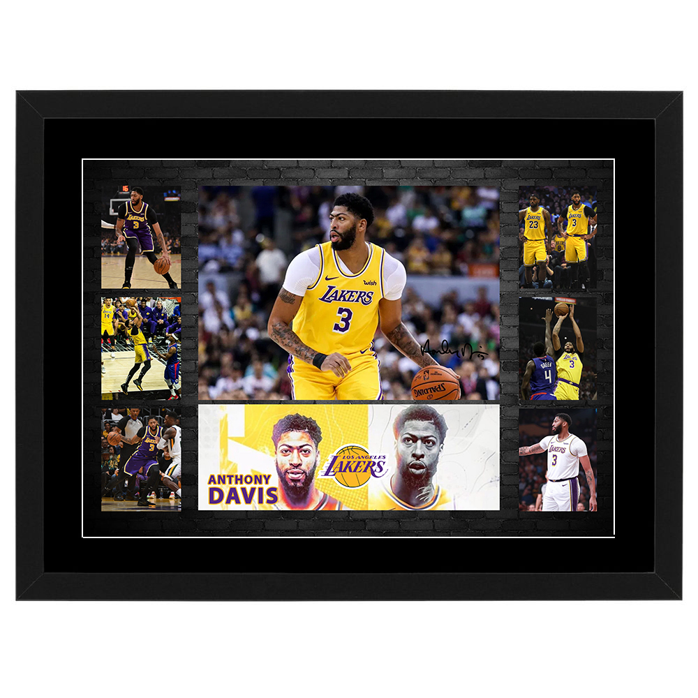 Basketball – Anthony Davis Los Angeles Lakers Framed Pre Print