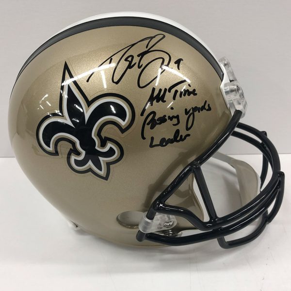 NFL – Drew Brees Hand Signed Saints Full-Size NFL Helmet (Beckett