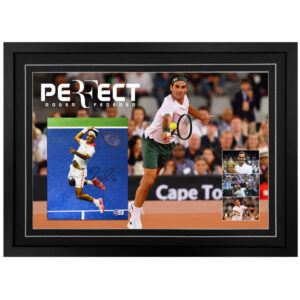 Tennis - Roger Federer Signed & Framed 8x10 Photo Display (Beckett)
