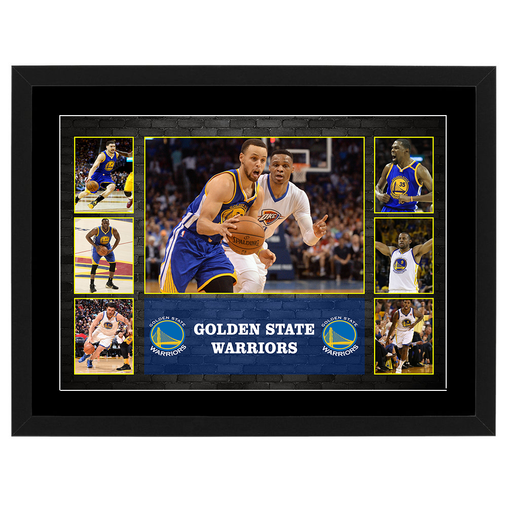 Basketball – Golden State Warriors 2016-19 Framed Pre Print