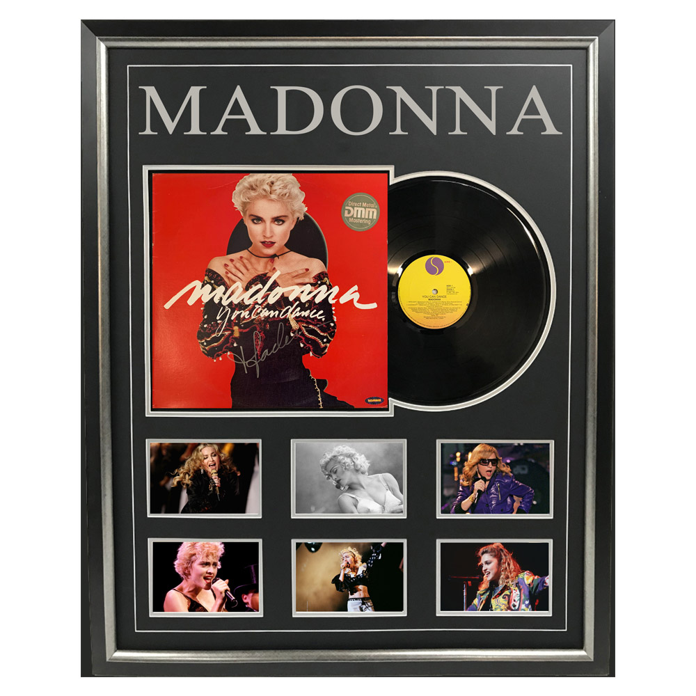 Music – Madonna – You Can Dance Signed & Framed Album...