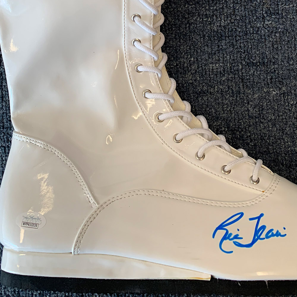 WWE Ric Flair Signed & Framed Wrestling Boot (JSA COA) Taylormade