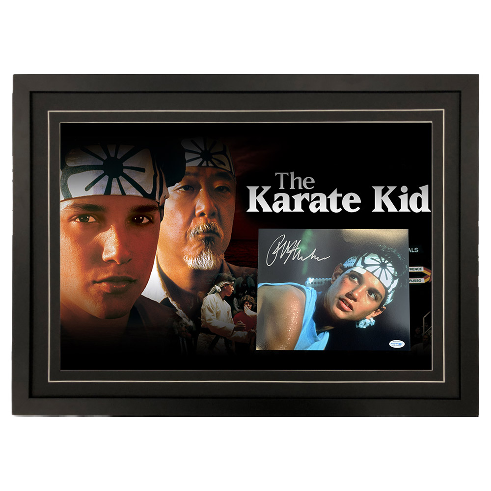 “The Karate Kid” – Ralph Macchio Signed & Frame...