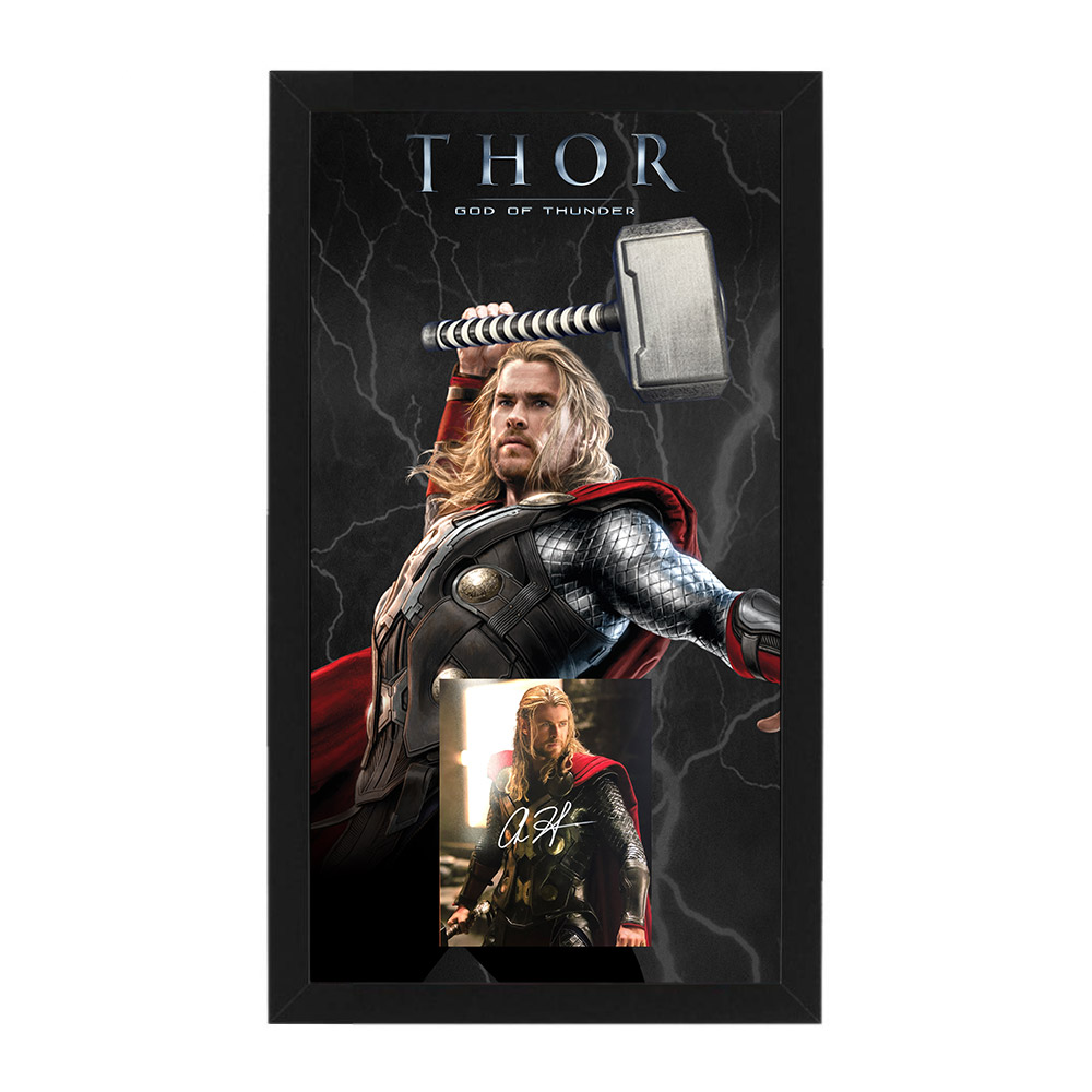 Marvel Thor – Chris Hemsworth Signed & Framed Photograph wi...