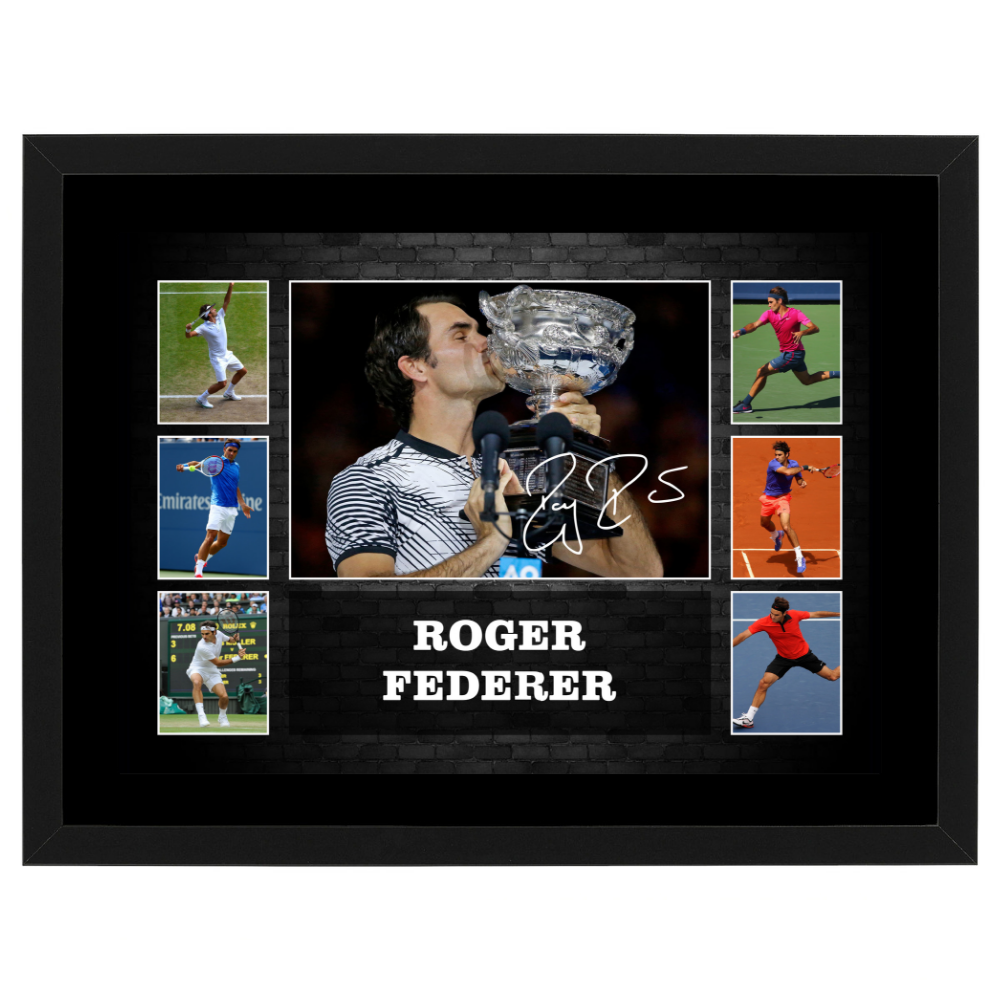 Tennis – Roger Federer Framed Pre Print