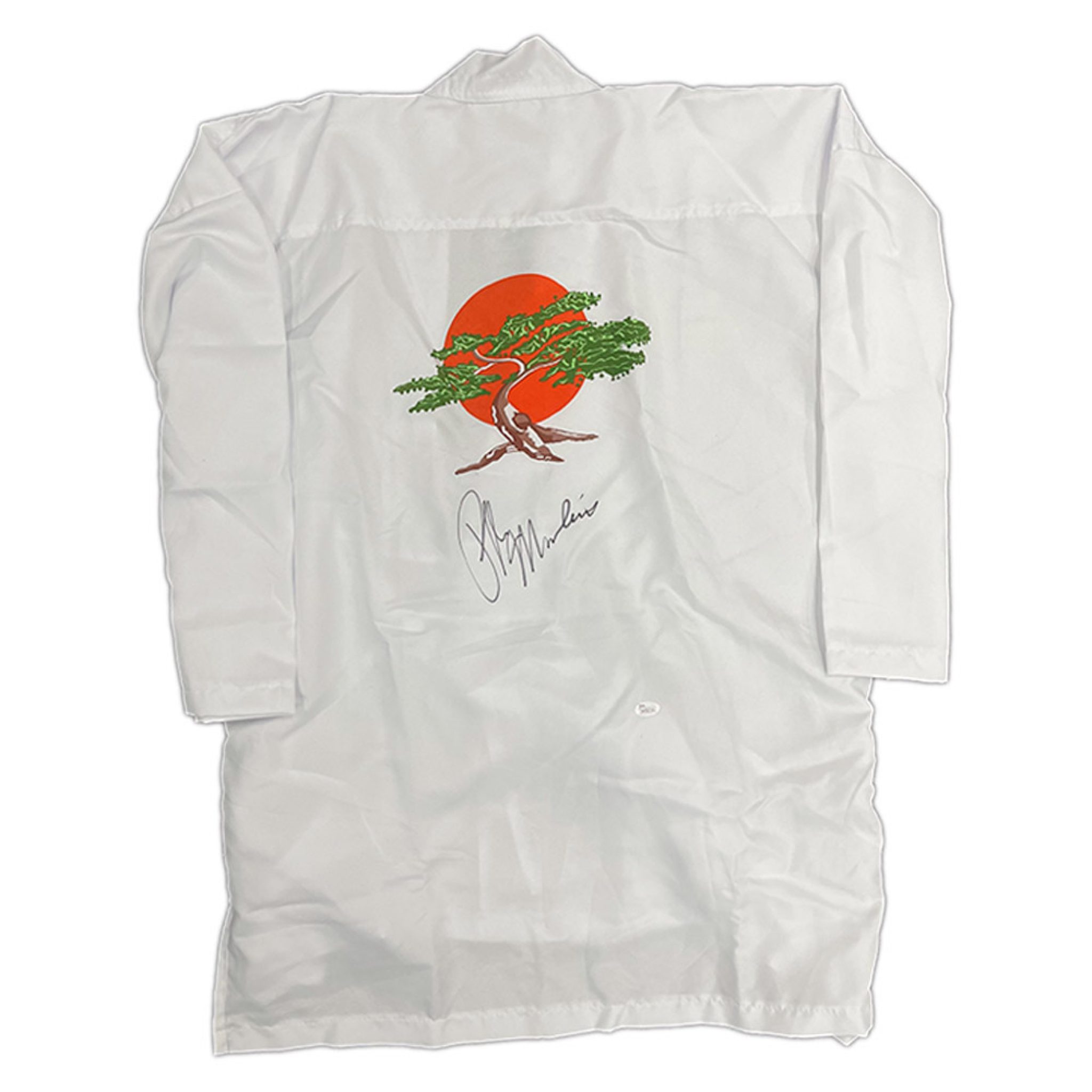 Ralph Macchio "The Karate Kid" Signed & Framed Robe Inscribed "Banzai