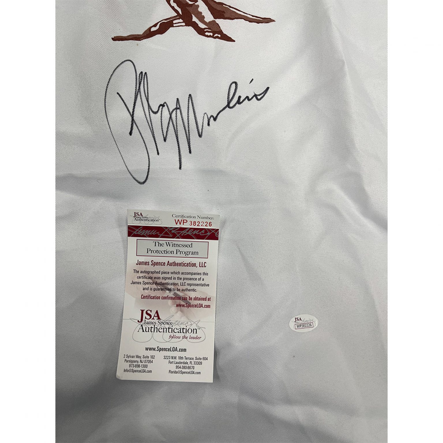 Ralph Macchio "The Karate Kid" Signed & Framed Robe Inscribed "Banzai