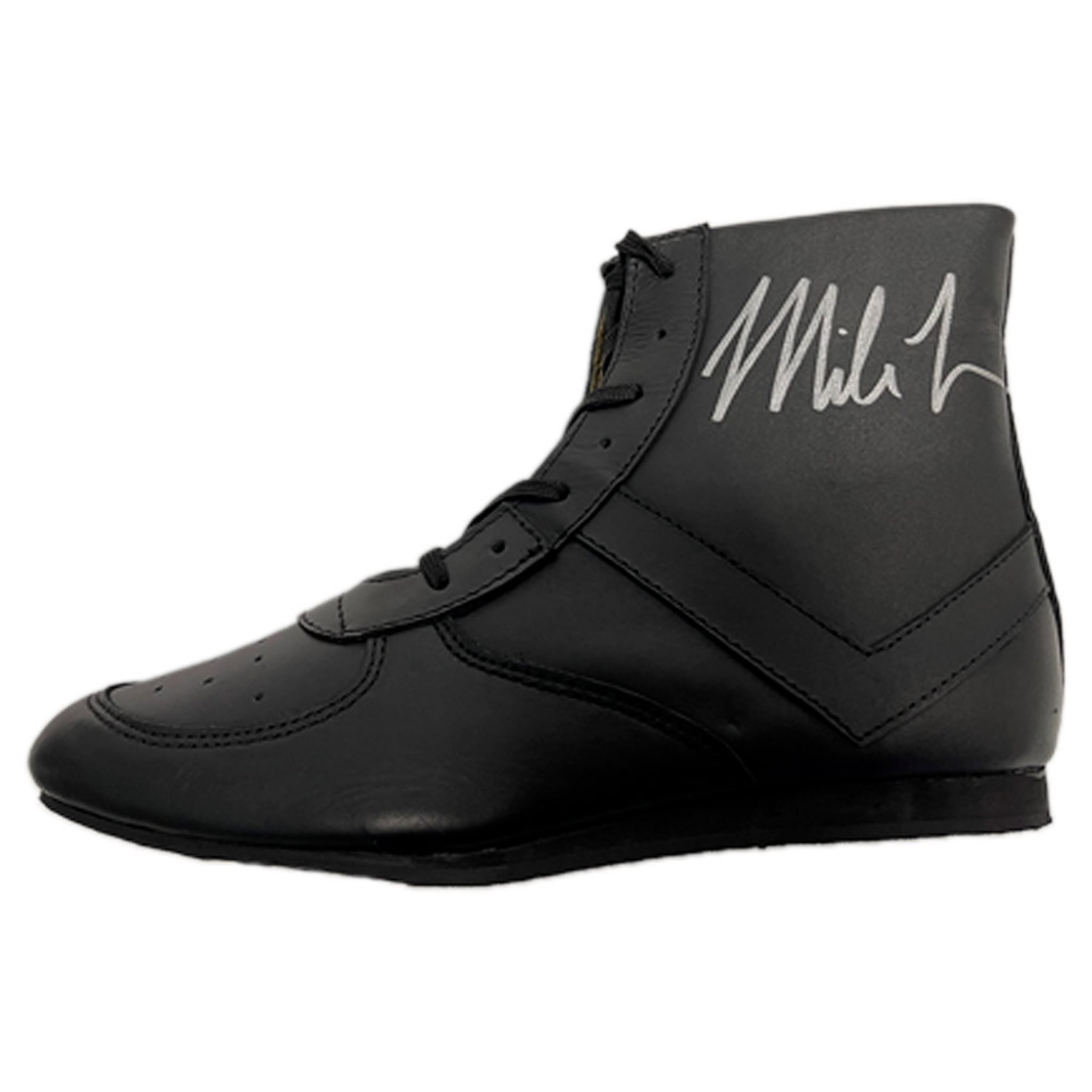 Boxing Mike Tyson Signed and Framed Boxing Shoe Taylormade