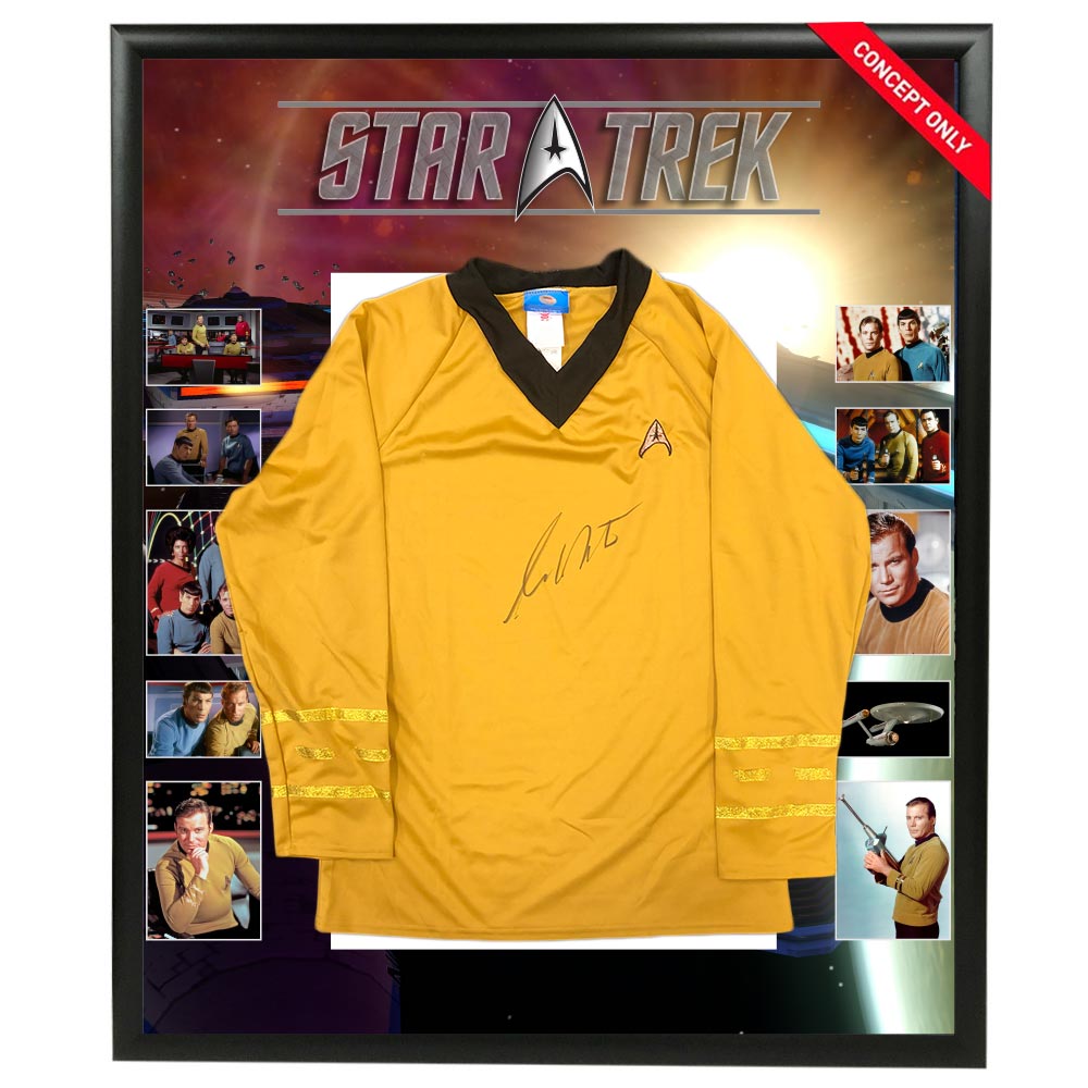 Star Trek Sci-Fi Kostümteil mit Emblem Captain James T S Kirk Movie Deluxe Shirt