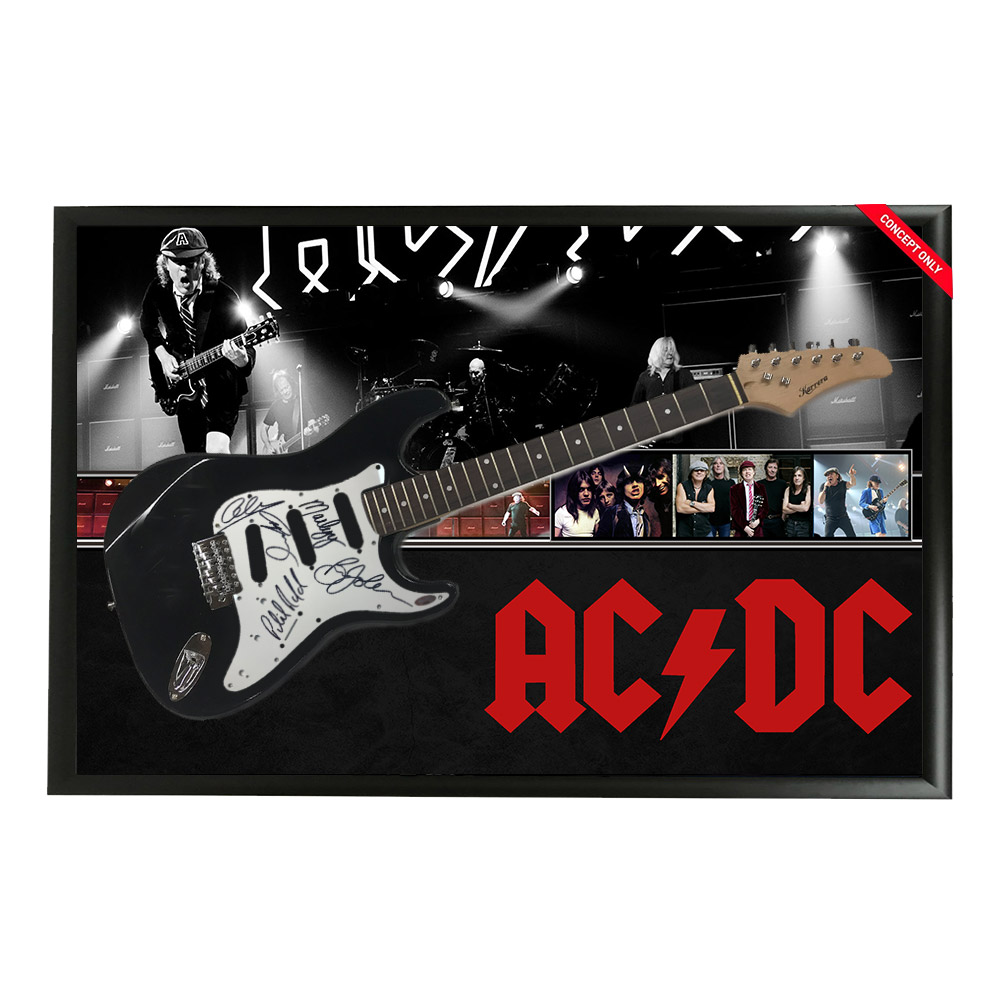 acdc signed memorabilia