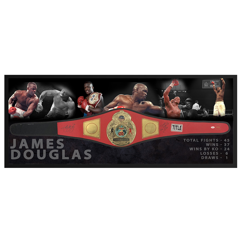 Boxing – James Buster Douglas Signed & Framed Heavyweight C...