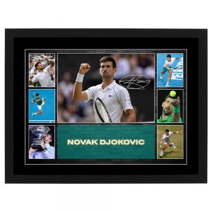 Tennis - Novak Djokovic Framed Pre Print