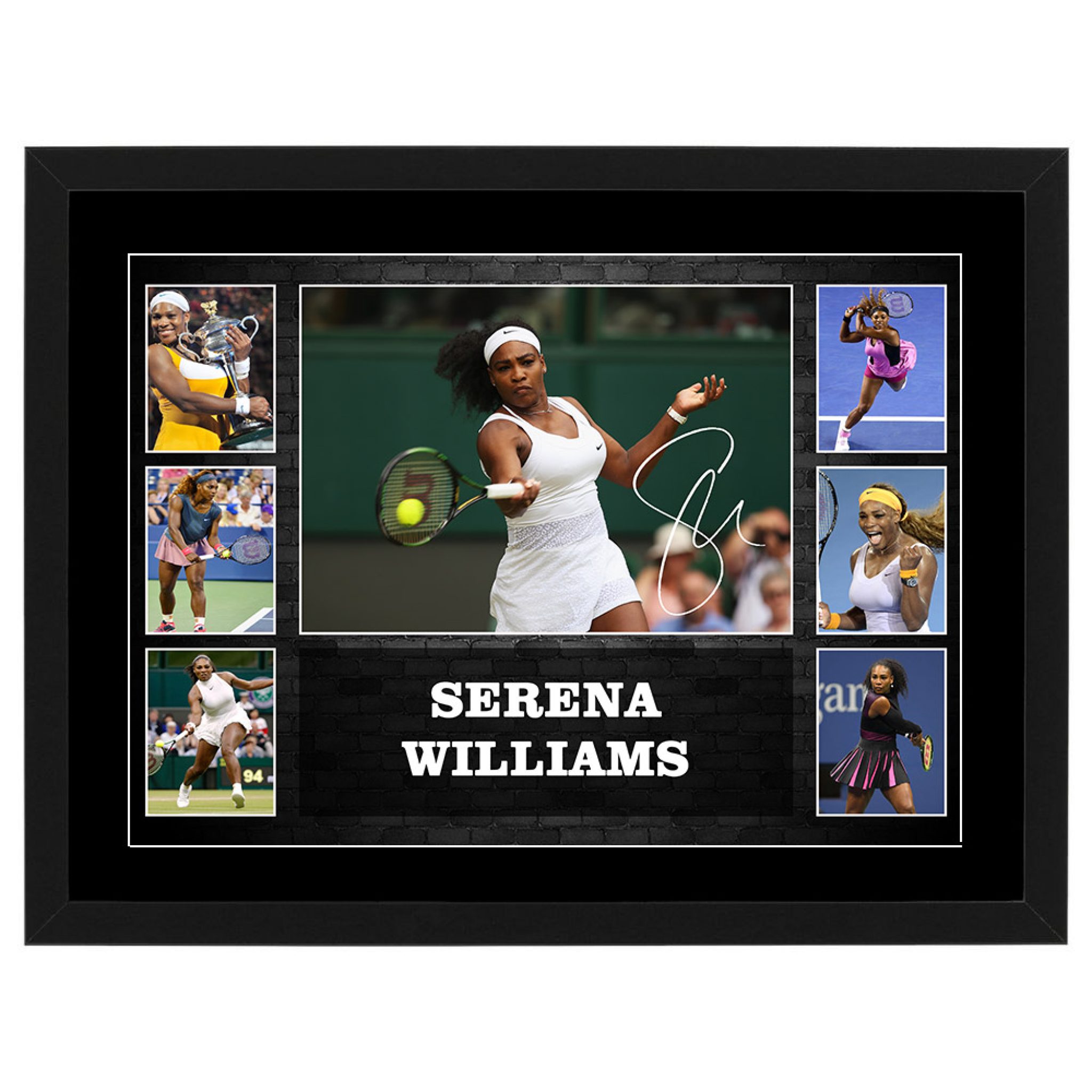 Tennis - Serena Williams Framed Pre Print | Taylormade Memorabilia ...