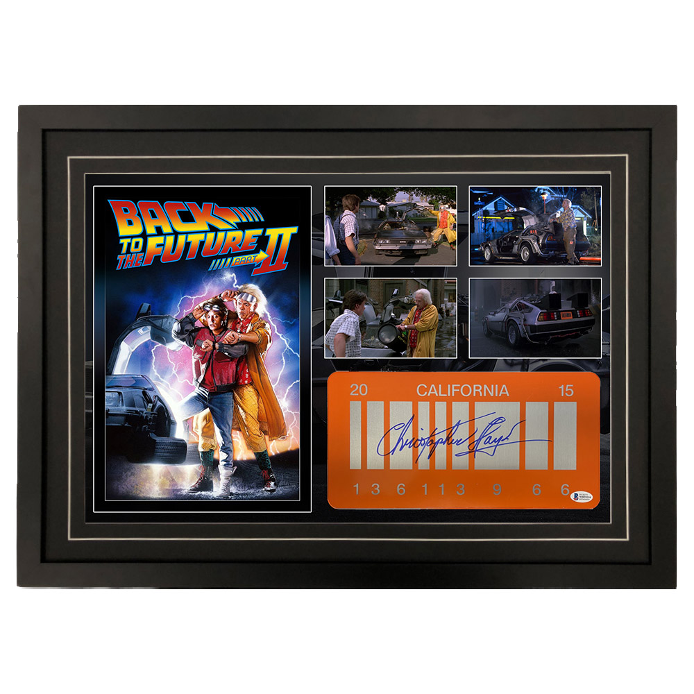 Back To The Future Part II – Christopher Lloyd Signed & Fra...