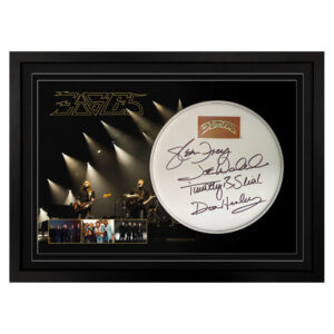 Eagles - Signed & Framed Drumskin