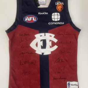 AFL Brisbane Lions Bears – Hall of Fame Hand Signed & Framed Guernsey