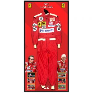 Niki Lauda Signed & Framed Full Size Formula One Race Suit