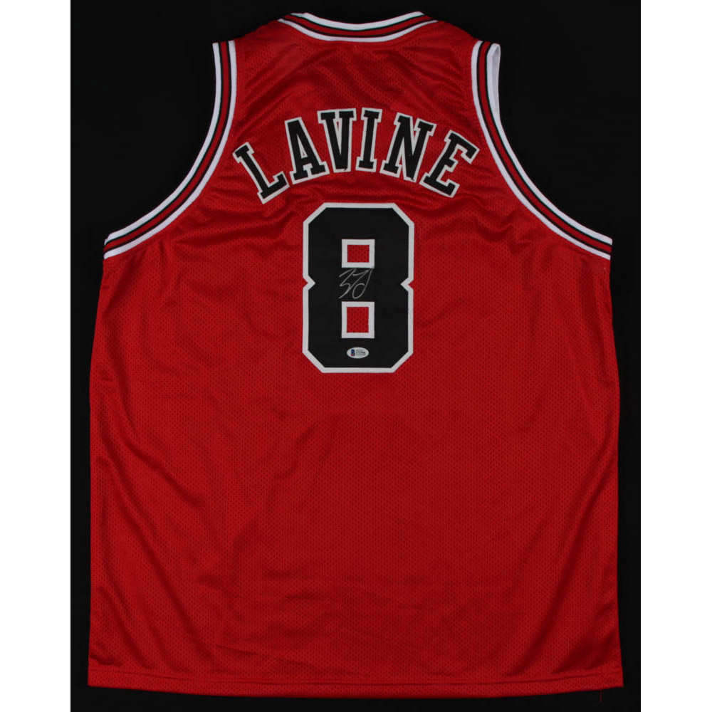 Basketball - Zach Lavine Signed Chicago Bulls Jersey (Beckett Hologram ...