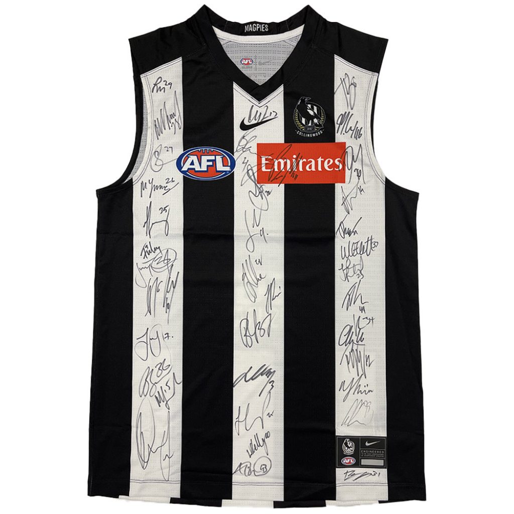 collingwood football club jersey