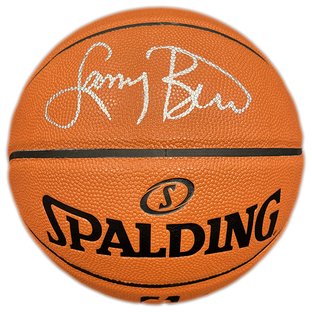 Basketball – Larry Bird Hand Signed Spalding Basketball (Beckett...