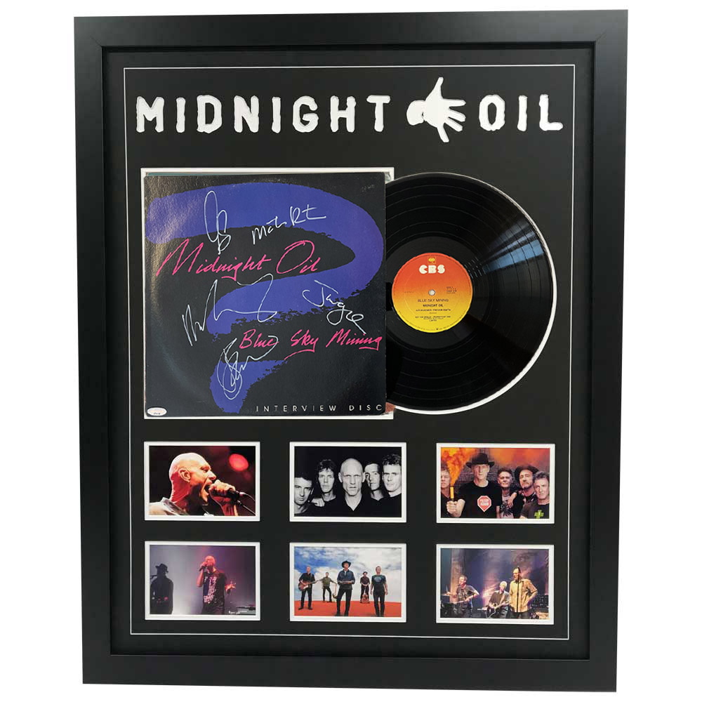 Music – Midnight Oil – Blue Sky Mining Interview Disc Sign...