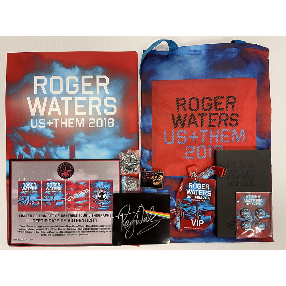Roger Waters – US + Them 2018 Tour VIP Tote Gift Pack & Han...