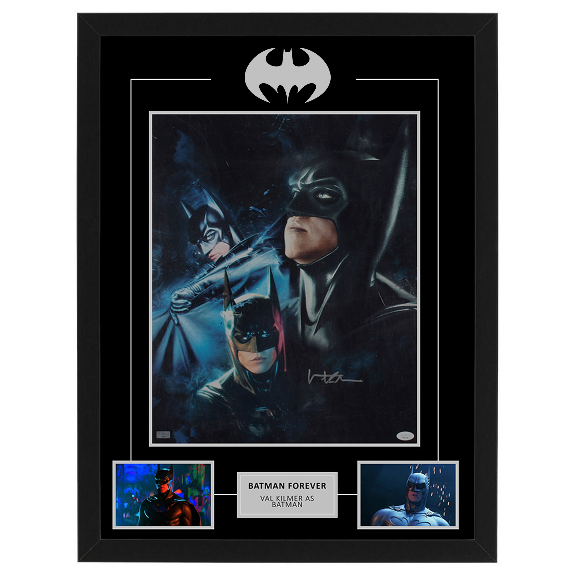 Val Kilmer – “Batman” Signed & Framed 16×2...