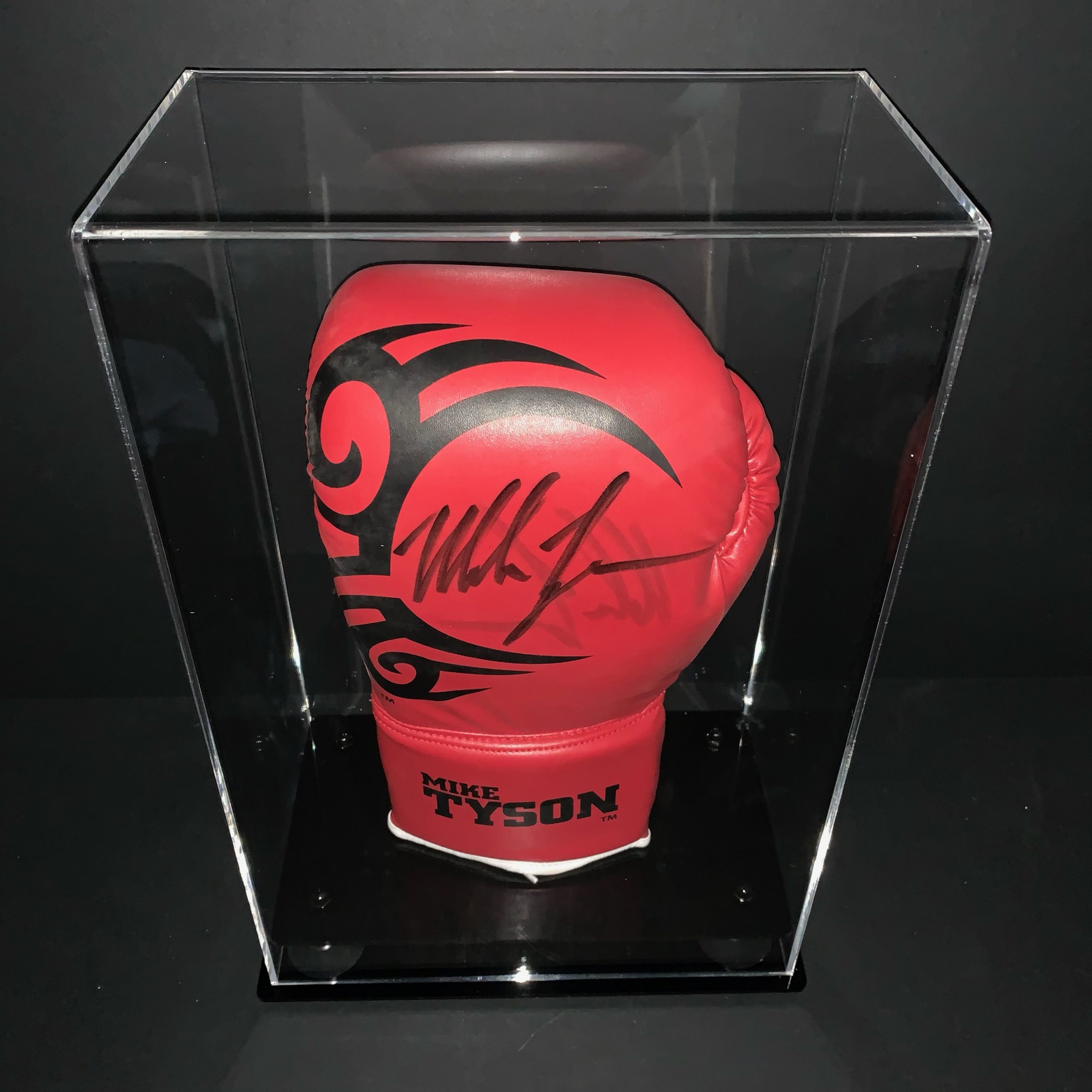 Display Case – Vertical Boxing Glove Acrylic Display Case