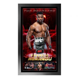 UFC - Francis Ngannou Signed & Framed UFC Glove (Beckett COA)