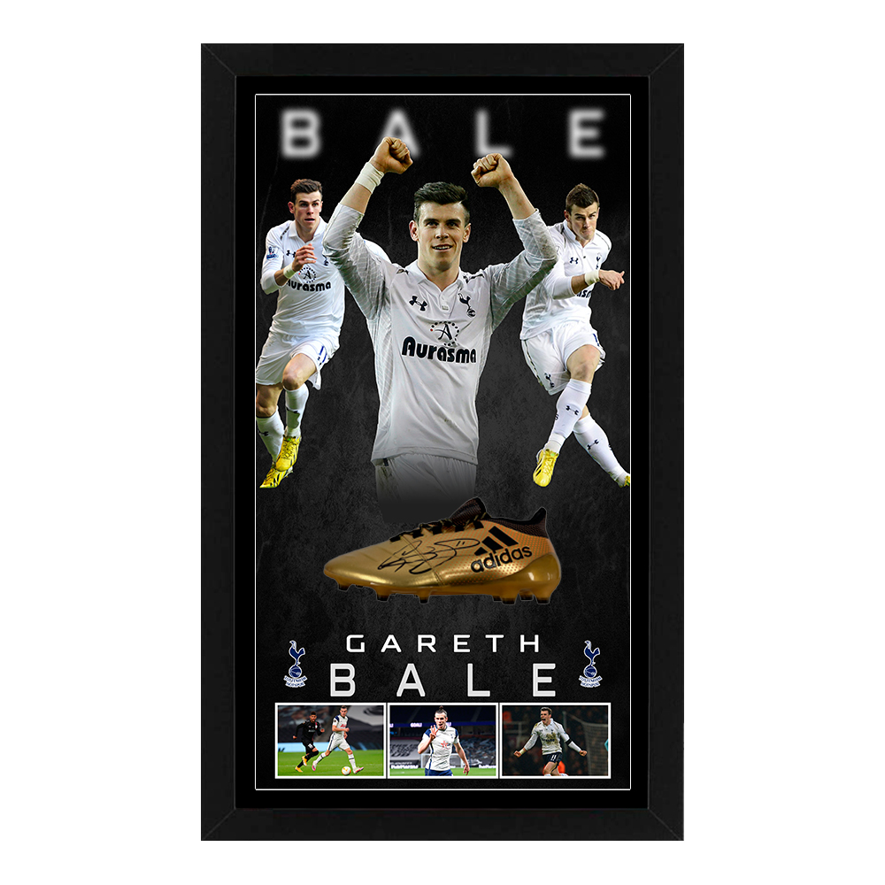 Soccer – Gareth Bale Signed & Framed Soccer Boot