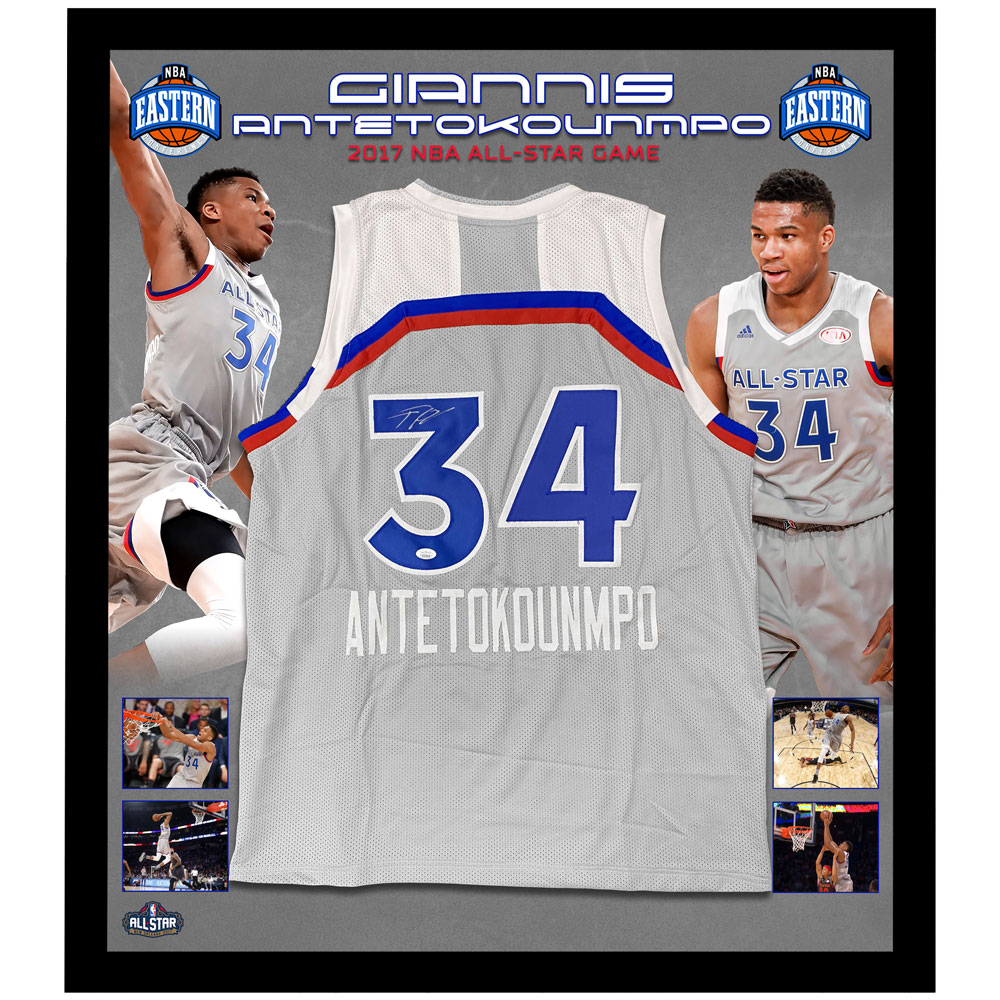 Basketball – Giannis Antetokounmpo Signed 2017 All-Star Game Jersey (JSA COA)