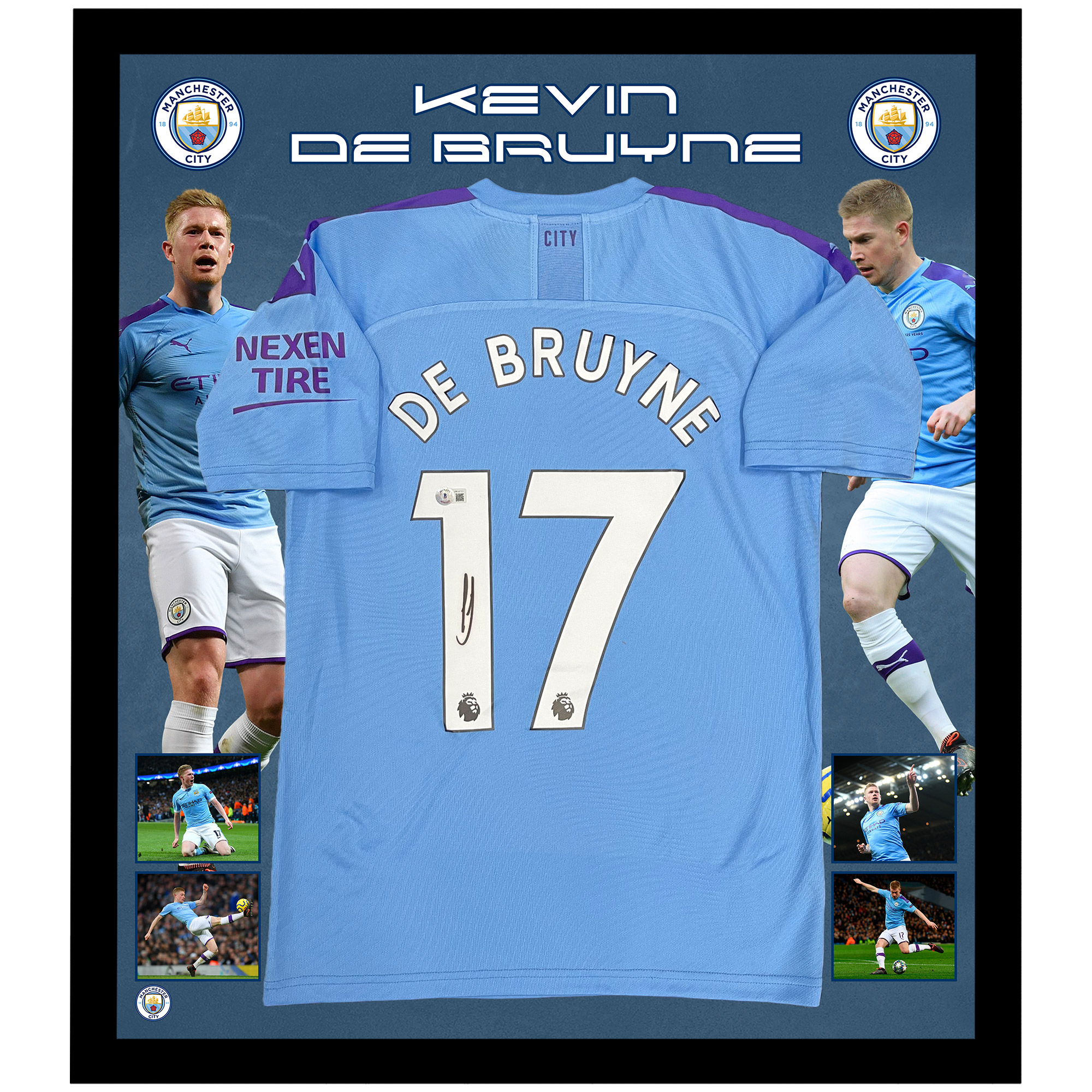 Soccer – Kevin De Bruyne Signed & Framed Manchester City Je...